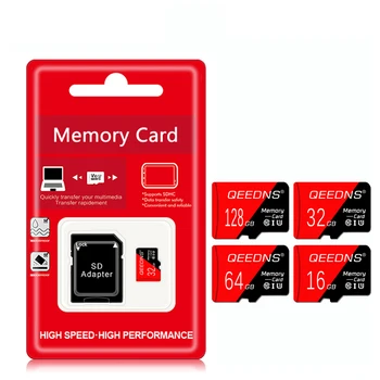Карта памяти 512 ГБ 256 ГБ Высокоскоростная Micro TF SD-карта класса 10 U3 128 ГБ 64 ГБ Мини-SD-карта 8 ГБ 16 ГБ 32 ГБ Tarjeta Microdrive card
