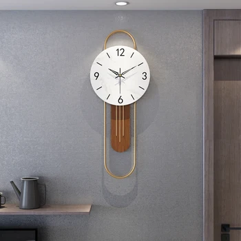 Очень большие Офисные настенные часы Современный дизайн гостиной Классические настенные часы с таймером Цифровые наклейки Zegar Scienny Украшение комнаты