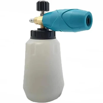 Бутылка пены для автомойки Бутылка мыла из Снежной пены Высокого давления С быстроразъемным разъемом 1/4 Инструменты для автоматической чистки