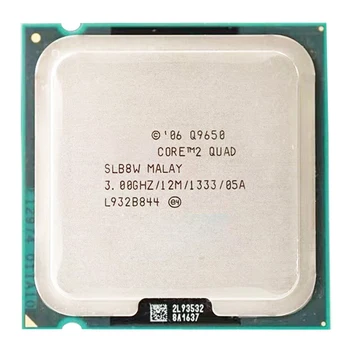 Core 2 Quad Q9650 3,0 ГГц четырехъядерный процессор с четырьмя потоками 12M 95W LGA 775 Используется