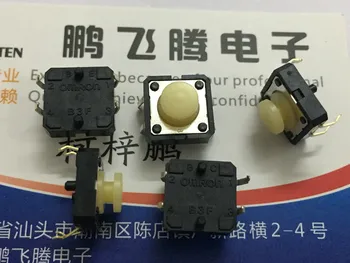 10 шт./лот, импортный японский сенсорный выключатель B3F-4060 12*12*7 кнопка сброса с круглой головкой, прямой штекер, 4 фута