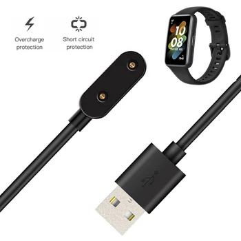 1 Метр Зарядное устройство для Huawei Band 7/Honor Band 6/6 Pro/Huawei Watch Fit/Подходят Мини Смарт-часы Портативный 2pin USB Кабель Для Зарядки