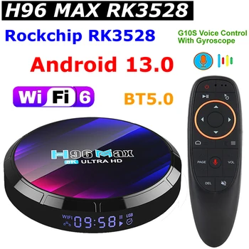 H96 MAX RK3528 Android 13,0 TV BOX Rockchip RK3528 Max 4 ГБ 64 ГБ Поддержка декодирования видео 8k WIFI 6 BT5.0 3D Медиаплеер 4K HDR10