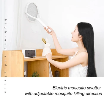 3500 В 5в1 Лампа Для борьбы с комарами Многофункциональная Мухобойка Электрическая USB Перезаряжаемая