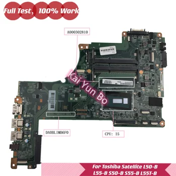 A000302810 DA0BLIMB6F0 Для Toshiba Satellite S55t-B5152 L55-B L50-B S50-B S55-B L55T-B S55T-B Материнская плата ноутбука W i5-5200U DDR3