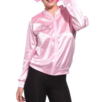 Базовые пальто, однотонный спортивный костюм для женщин, куртка, женская куртка в стиле ретро, Женский маскарадный костюм, розовый