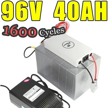 батарея lifepo4 96v 40ah для электрического велосипеда, аккумуляторная батарея для скутера ebike 4000 Вт