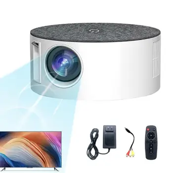 Портативный Проектор T50 LED Mini LED Projector Home Media Video Smart Player HD 1080P, Домашний кинотеатр на открытом воздухе, Кинопроекторы