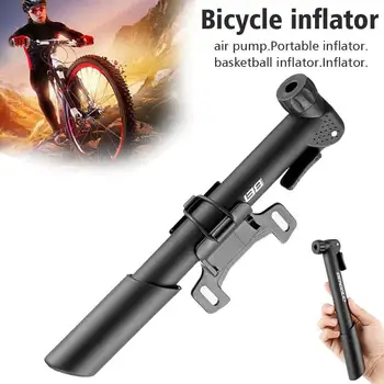 Мини-велосипедный насос для накачивания шин, велосипедный насос для накачивания шин, велосипедный клапан для накачивания с кронштейном для футбольного баскетбольного велосипеда