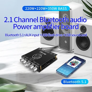HFES YS-S350H 2.1-Канальная плата усилителя Bluetooth TPA3255 220Wx2 + 350 вт Мощный Сабвуфер Super 7498E Плата Аудиоусилителя