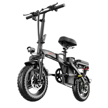 48v30ah 400w Электрический Велосипед Портативный Складной Велосипед с литиевой батареей Для взрослых, Ходьба вместо езды на велосипеде, выносливость 110 км