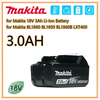 Makita Оригинальный Аккумулятор Для Электроинструментов 18V 3.0AH 5.0AH 6.0AH со светодиодной литий-ионной Заменой LXT BL1860B BL1860 BL1850