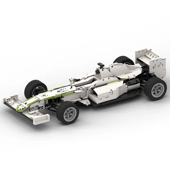Авторизованный гоночный автомобиль MOC-54584 GP BGP001 в масштабе 1:8 для Формулы-суперкара - By Lukas2020