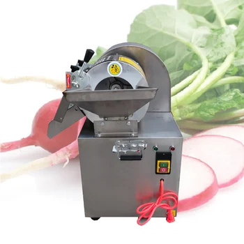 Электрическая коммерческая машина для резки овощей 110 В 220 В, резак для лимона из нержавеющей стали, слайсер для картофеля фри
