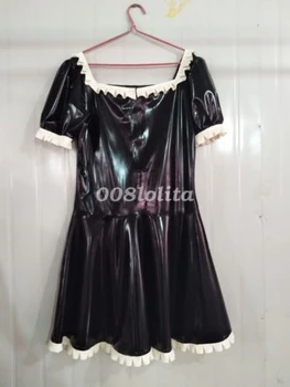 100% Латексная резина Gummi, высококачественное женское платье, костюм королевы для вечеринок, форменная юбка XXS-XXL