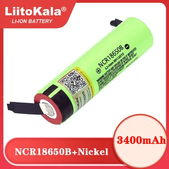 Liitokala 100% Новый оригинальный NCR18650B 3,7 В 3400 мАч 18650 литиевая аккумуляторная батарея DIY Никелевые листовые батареи