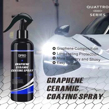 Dpro Graphene Ceramic Coating Spray Nano Car Ceramic Жидкое стекло, Краска для ухода, Гидрофобное Быстрое покрытие, Жидкий воск для автомобиля