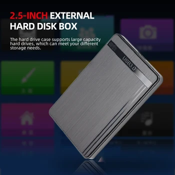 2,5-дюймовый твердотельный жесткий диск High Speed USB3.0 SSD HDD Hard Disk Box Подключи и играй Портативные устройства хранения