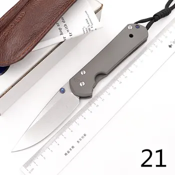JUFULE Новый большой Sebenza 21 D2 TC4 с титановой ручкой, складной тактический карманный инструмент для кемпинга, охоты на открытом воздухе, EDC, кухонный нож
