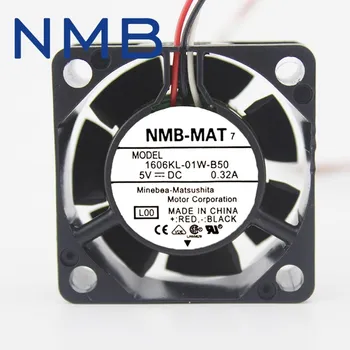 1шт 4015 40 мм 40x40x15 мм вентилятор 1606KL-01W-B50 постоянного тока 5 В 0.32A серверный квадратный вентилятор охлаждения для NMB