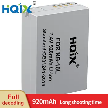 HQIX для Canon Powershot G1X G3X G15 G16 SX40 HS SX50 HS SX60 HS Камера NB-10L Зарядное Устройство Аккумулятор