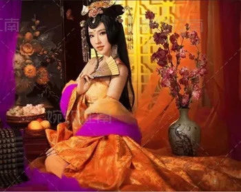 Великолепный костюм императрицы Цзинь Тин И Тан с великолепным хвостом, женский костюм