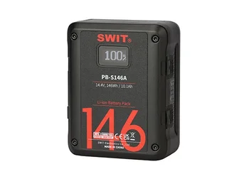 Цифровой аккумулятор SWIT PB-S146A мощностью 146 Втч с несколькими разъемами, с квадратным золотым креплением, для кинокамер, 146 Втч, емкостью 10,1 Ач большей, не менее 20
