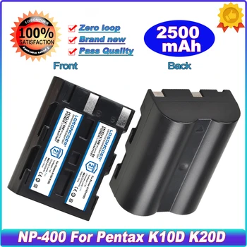 2500 мАч NP-400 NP400 D-LI50 DLI50 для Pentax K10D K20D, Konica Minolta DiMAGE A1, A2, Dynax 5D, 7D, Maxxum 5D, 7D аккумулятор