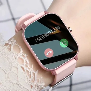 2023 Новые Женские смарт-часы с Bluetooth-вызовом, женские модные часы, 1,69-дюймовый сенсорный экран, измеряющий артериальное давление, Спортивные Умные часы Для Женщин