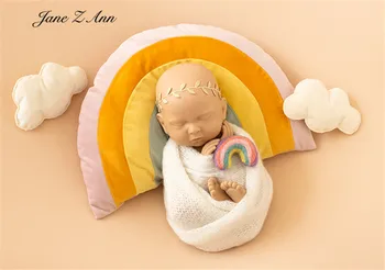 Профессиональная радужная подушка, поза облака, вспомогательный реквизит для фотосъемки новорожденных в фотостудии