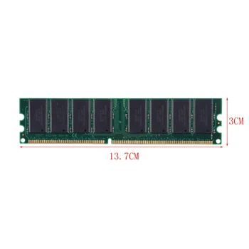 2.6 V DDR 400MHz 1GB Memory 184Pins PC3200 Настольный для оперативной памяти CPU GPU APU Non-ECC CL3 DIMM