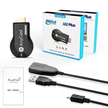 1080P Беспроводной WiFi Дисплей ТВ-ключ-приемник, совместимый с HDMI TV Stick M2 Plus M9 Для DLNA Miracast Для AnyCast Для Airplay
