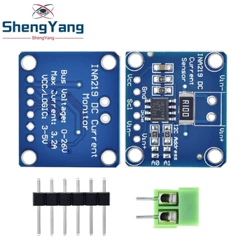 ShengYang INA219 I2C Блок питания с двунаправленным смещением нуля, Модуль контроля пробоя датчика тока