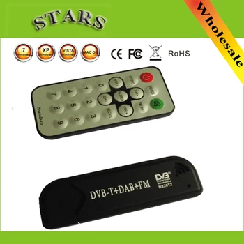 USB Smart TV Stick DVB-T и RTL-SDR Цифровой ТВ-ресивер RTL2832U и R820T2 Тюнер DVB-T + FM + DAB с антенной для ПК с Android