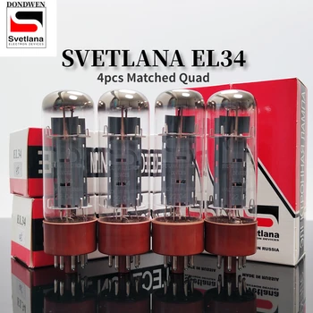 SVETLANA EL34 Вакуумная трубка HIFI Аудио Клапан Заменить Kt77 6CA7 6P3P 6L6 EL34B Ламповый Усилитель Комплект Соответствует Четырехъядерному Усилителю Мощности