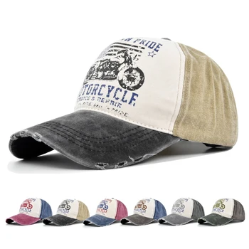 Бейсболка Snapback, шляпа от Солнца, весенне-осенняя бейсболка, спортивная кепка с мотоциклетным рисунком, облегающая кепка в стиле хип-хоп, шляпы для мужчин и женщин