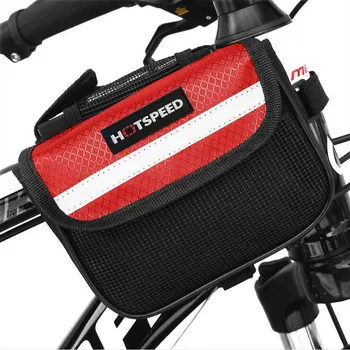 Уличная Велосипедная сумка для Горной Дороги, Велосипедная сумка для передней трубки, Велосипедная сумка для телефона с сенсорным экраном, Велосипедные сумки M/L