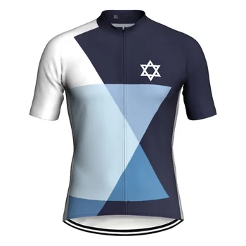 Израильская Спортивная куртка из Джерси для Велоспорта с Коротким Рукавом, Велосипедная Рубашка Для Скоростного Спуска, Одежда Для Райдера, Популярное Майо, Обтягивающие Велосипедные Летние Топы