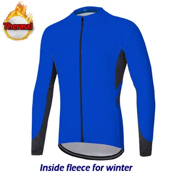 4 Стиля, Мужская зимняя флисовая велосипедная куртка с длинным рукавом, MTB, Дорожная велосипедная майка, Теплое пальто, защитный свитер