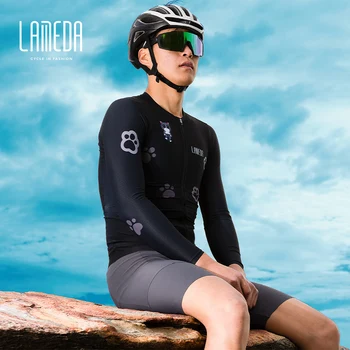 Велосипедная майка LAMEDA, Трикотажная рубашка для скоростного спуска, Горный MTB Гоночный Catoon, дорожный велосипед, Рынок быстросохнущей одежды, Спортивная одежда на открытом воздухе