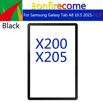 10 шт.\Лот Для Samsung Galaxy Tab A8 10,5 2021 Панель сенсорного экрана Планшета SM-X200 SM-X205 Замена передней внешней ЖК-стеклянной линзы