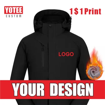 YOTEE Изготовленная на заказ Куртка Ветровка ЛОГОТИП Логотип Персонализированная Женская Спортивная толстовка Оптом Мужская уличная водонепроницаемая куртка