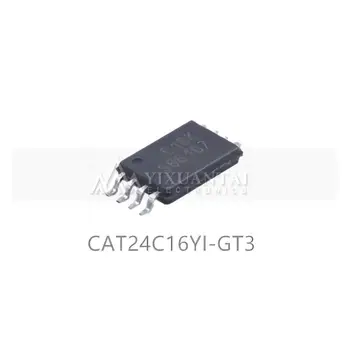 10 шт./лот CAT24C16YI-GT3 Маркировка C16KEEPROM Serial-2 провода 16K-бит 2K X 8 1,8 В/2,5 В/3,3 В/5 В 8-контактный разъем TSSOP T/R Новый