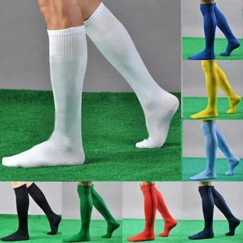 Hirigin Крутые Мужские носки Спортивный футбол Футбольные Длинные носки высотой до колена Бейсбол Хоккейные Y Белые Желтые Синие Носки