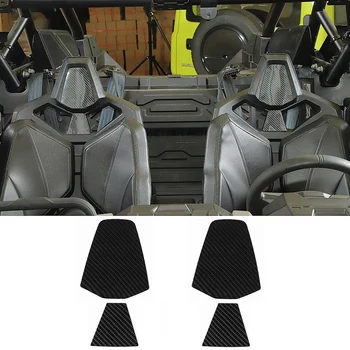Накладка на Подголовник сиденья из Углеродного Волокна, Наклейка, украшение Для Polaris RZR PRO XP Ultimate 2021 2022 UTV Аксессуары